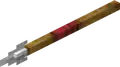An iron spear from A Minecraft Movie: Add-on.