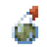 Splash Poisonous Potato Oil.png: Infobox image for Poisonous Potato Oil the item in Minecraft