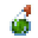 Splash Potion of Luck.png: Infobox image for Potion of Luck the item in Minecraft