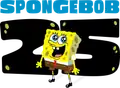 Logo for the 25th anniversary of SpongeBob SquarePants.