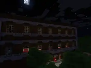 The Spooky Mansion seed template thumbnail.