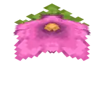 Spore Blossom (facing NWU).png: Infobox image for Spore Blossom the block in Minecraft