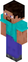 Steve BE3.png: Infobox image for Steve the character in Minecraft