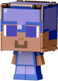 Steve with enchanted armor figure of Flippin' Figs