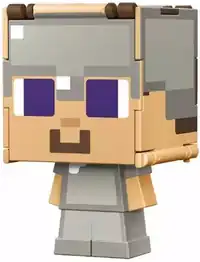 Steve with iron armor figure of Flippin' Figs