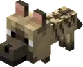Striped Baby Wolf JE1.png: Infobox image for Wolf the entity in Minecraft