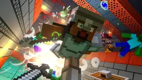 Steve, Makena, and many mobs caught in an explosion in the trial chambers.