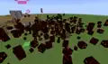 A large number of magma cubes in a superflat world.