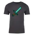 Officially licensed T-Shirt of a diamond sword.