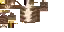 The tabby cat texture with hidden pixels revealed