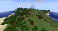 Taiga village generated in plains biome in experimental 1.18 snapshot.