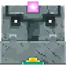 The Tempest Golem's face.