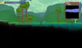 A lake in a Jungle biome in Terraria.