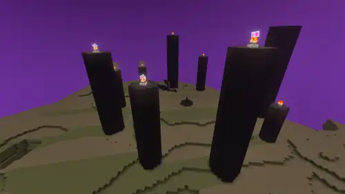 The End Vibrant Visuals.png: Infobox image for The End the biome in Minecraft