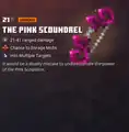 The pink scoundrel within the inventory.