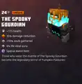 The spooky gourdian within the inventory.