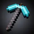 Foam diamond pickaxe.