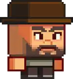 Tiny Vu (pixel art).png: Infobox image for Tiny Vu the character in Minecraft