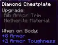 An example of a tooltip for a trimmed piece of armor.