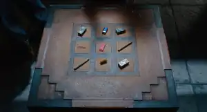 The crafting recipe for the potato launcher