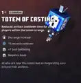 The totem of casting within the inventory.