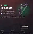 A trickbow within the inventory.