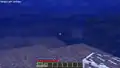 An obsidian wall that has generated underwater