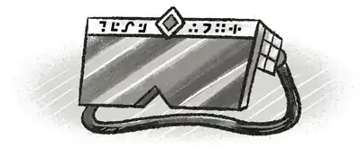 VR Goggles Woodsword.png: Infobox image for VR goggles the object in Minecraft