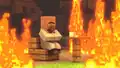 A villager in a parody of the "This Is Fine" meme.[10][11]