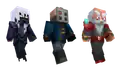 Promotional render of Dungeon Spectre, Doorman, and Enchantro.