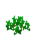 Wheat Age 3 JE9.png: Infobox image for Wheat Seeds the block in Minecraft