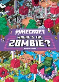Boxer Alex on the cover of Minecraft Where's the Zombie.