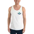 A similar, white tank top.
