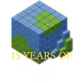 Logo used for the week of the 15th anniversary.