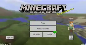 Windows 10 Edition 1.0.4.png: Infobox image for v1.0.4 the version in Minecraft