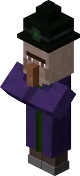Witch Folded Arms (Story Mode).png: Infobox image for Witch the story mode mob in Minecraft