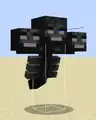 Wither heads don't have a hitbox of its own.