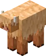 Wooly Cow Blink.png: Infobox image for Wooly Cow the entity in Minecraft