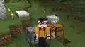 Felix in Minecraft.