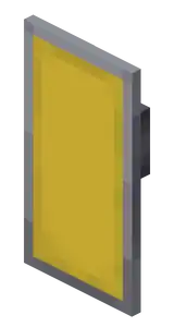 Yellow Shield.png: Infobox image for Shield the item in Minecraft
