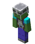 ZombieVariant1 Idle (Dungeons).gif: Infobox image for Zombie the dungeons entity in Minecraft
