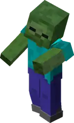 Zombie (Story Mode).png: Infobox image for Zombie the story mode mob in Minecraft
