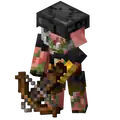 A zombified piglin brute hunter variant 1.