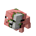 Zombified Baby Pig Idle.gif: Infobox image for Zombified Baby Pig the dungeons entity in Minecraft
