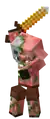 Tier 1 Zombified Piglin attack.