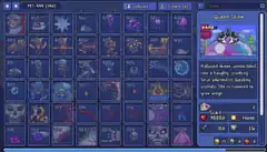 Bestiary displaying the kill count of the Queen Slime.