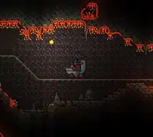 A player riding in the Fart Kart.