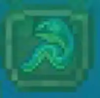 A new Duke Fishron-themed whip in an Item Frame.