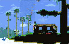 The Flairon being swung around and thrown.