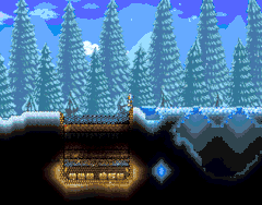 A new Bomb being used to destroy Hardmode ores.